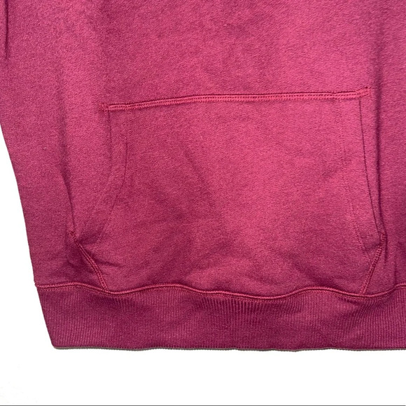 PINK Victoria’s Secret Campus Maroon Icon Quarter Zip Sweatshirt Small Women’s - Picture 6 of 13
